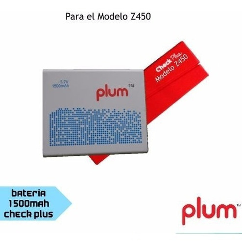 Vendo Bateria De Plum Z450 100% Originales