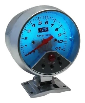 Tacometro 7 Color 3 3/4 Pulgada Con Shift Light Auto Gauge