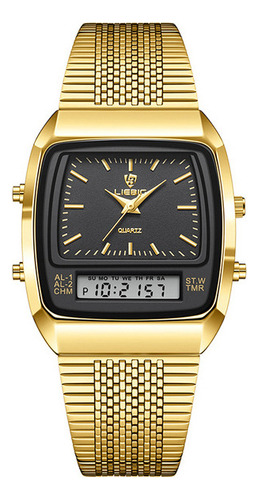 Reloj Liebig Digita Digital De Cuarzo Con Brazalete De Acero