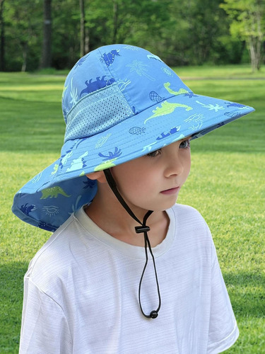Gorro De Protección Solar Para Bebés, De Verano, Ajustable,