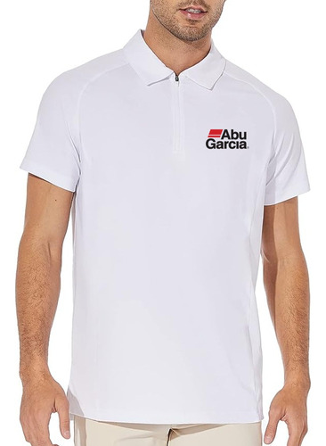 Remera Camiseta Pesca Abu García Tela Dry Tipo Polo