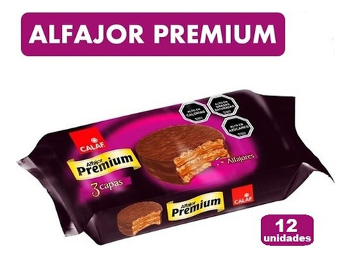 Alfajor Premium 3 Capas Caja 12 Unidades