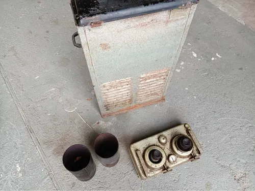 Antigua Estufa A Kerosene Tipo Pod Chapa Vintage Uso (Usado)