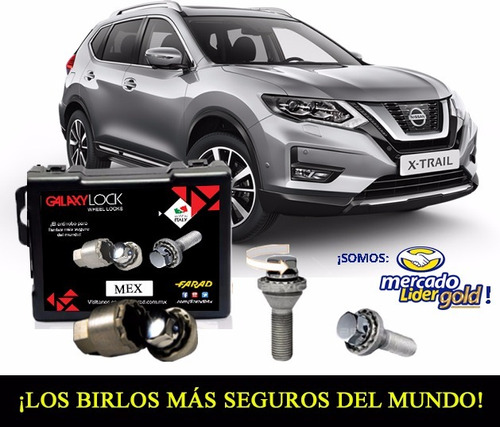 Birlos Seguridad Galaxylock X-trail Sense 3row-envío-gratis!