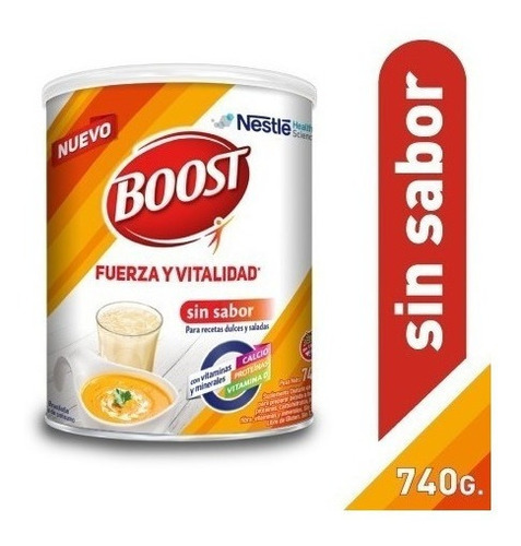 Boost Suplemento Nutricional Sin Sabor Lata X 740g