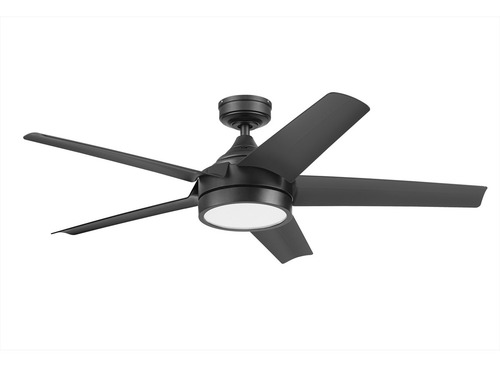 Ventilador de Techo Kriska 70135 52 Pulg Negro/mate Cinco Aspas