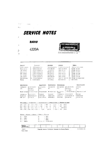 comprar Esquema Radio Siera Aristona Sa4220  Sa4220a Sa 4220a Em Pdf