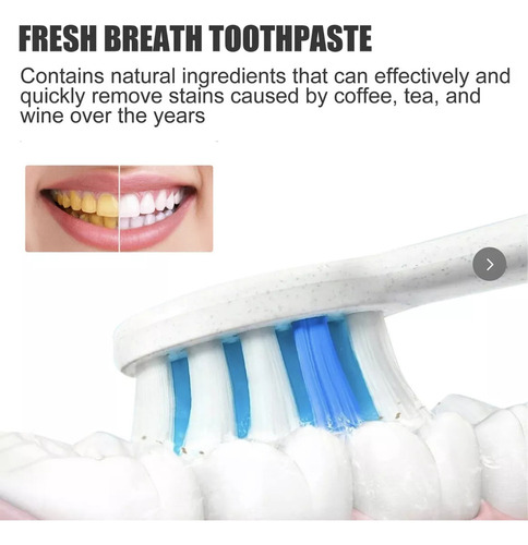 Cc Pasta De Dientes Blanqueadora Sp-8 Que Limpia Los
