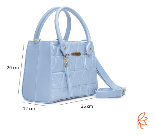 Bolsa Madri Bordada Cor Pink