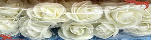 Flores De Goma Eva 35mm Deco Vinchas Arreglo Candy X 72 Un 