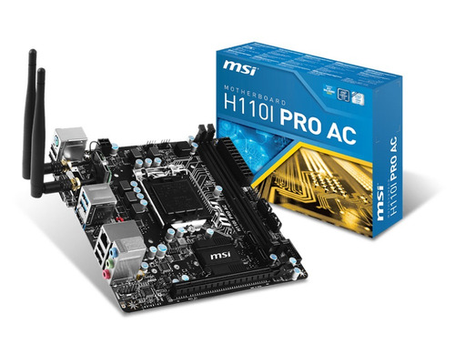 Board Msi H110i Pro Ac Mini Itx Intel Socket 1151 Wi-fi