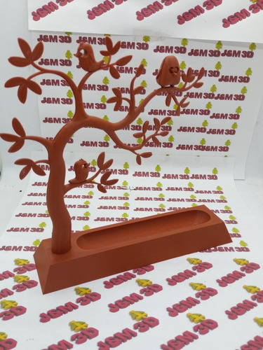Imagen 5 de 8 de Árbol Porta Anillos Aritos Cadenitas Alhajas Bijiouterie 3d
