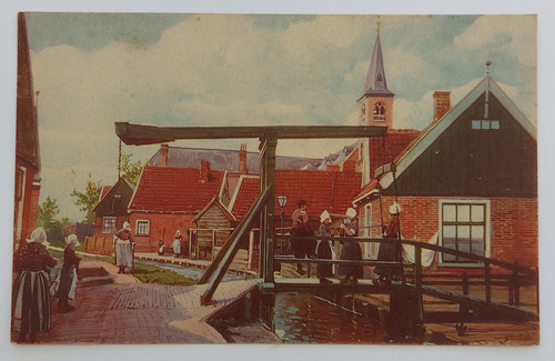 Volendam Holanda Cartão Postal 