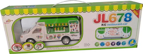 Imagen 2 de 4 de Camioneta Radio Control Remoto Coche Restaurante Juguete