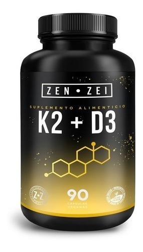 Zen·zei K2 + D3| Suplemento Para Fortalecer Corazón Y Huesos