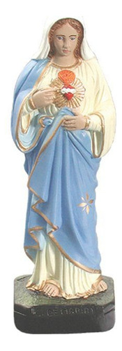 Figura Imagen Virgen Corazón De María 30cm