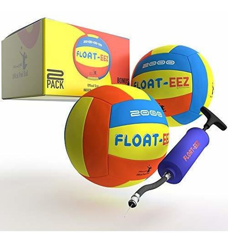 Paquete De Voleibol De Playa De Pool Float Eez De 2 Bom...