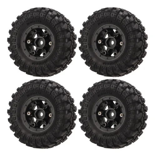 comprar Neumáticos Negros Para Coche Rc, 4 Unidades, Neumáticos De C