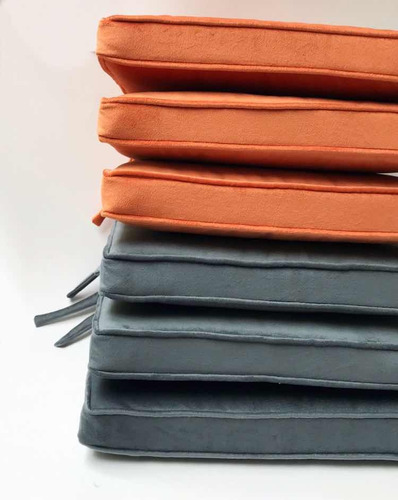 Imagen 4 de 6 de Almohadones Para Sillas Con Tiritas Para Atar 40x40x5cm