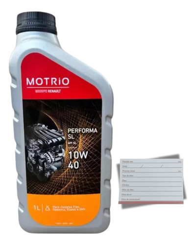 Troca Óleo Motrio 10w40 E Filtros Sandero 1.0 3cil (2017...)
