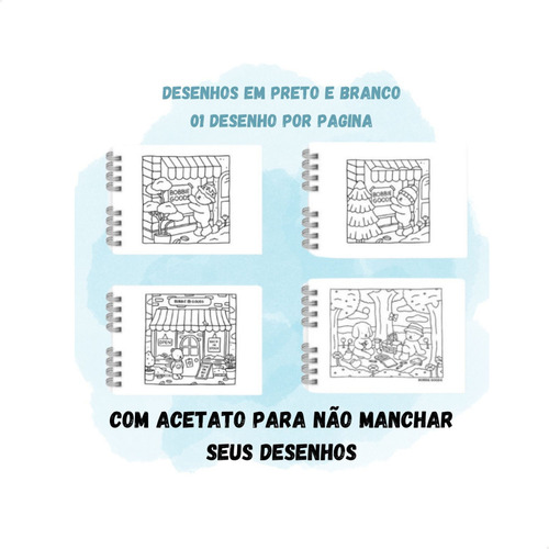 Livro De Colorir Bobbie Goods - Capa Dura, 50 Páginas A4, Papel Grosso 130g. Desenhos Detalhados Para Relaxar, Combater O Estresse E Estimular A Criatividade! Presente Ideal Para Adultos E Crianças