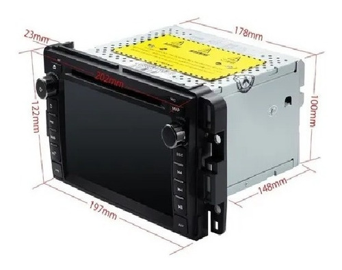 Imagen 4 de 4 de Estereo Gmc Dvd Gps Radio Yukon Tahoe Wifi Android Octa Core