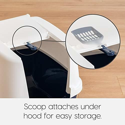 Arenero Para Gato Iris Jumbo Hooded Litter Box, Con Pala
