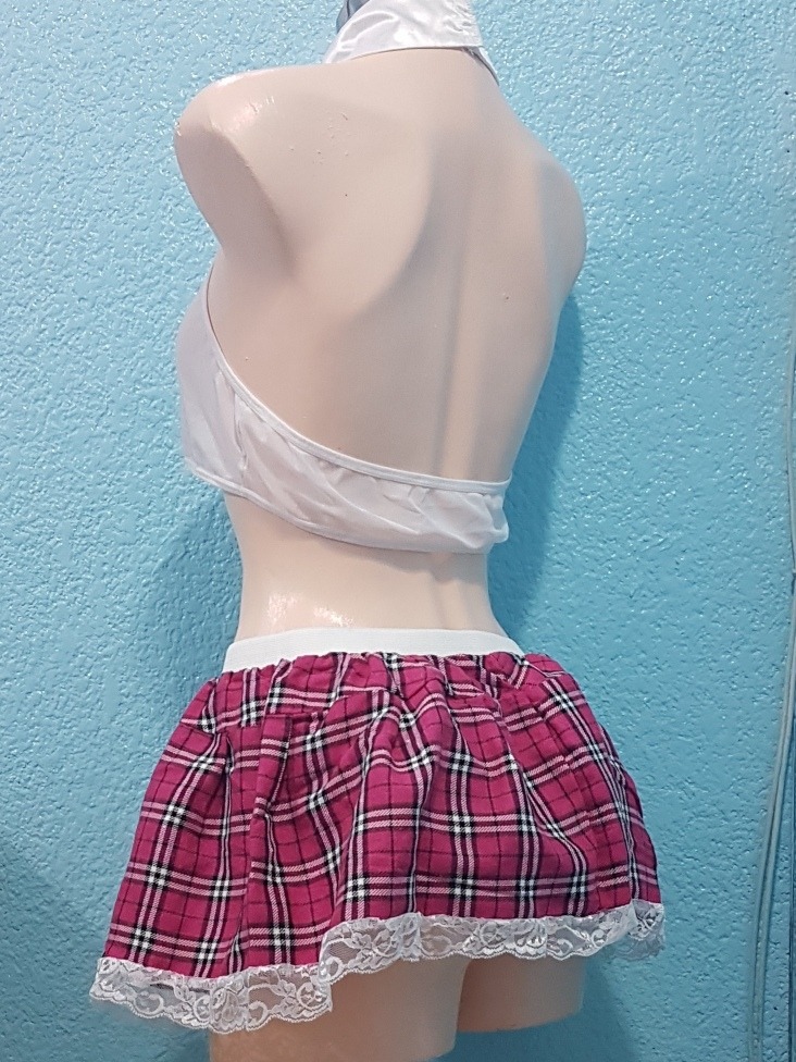 Hermoso Y Sensual Dizfraz De Colegiala Talla Lxl Mercado Libre