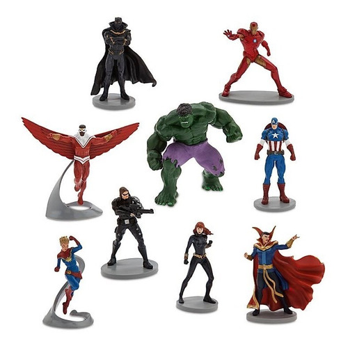 Play Set Marvel Avengers Deluxe X 9 Clásico Disney Store