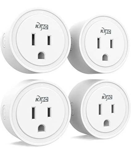 Kmc Smart Plug Mini 4-pack, Enchufes Wi-fi Para Hogar Intel