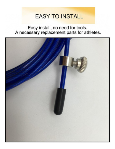 Tornillos Ajustables + Extremos De Cables De Cuerda De Salto