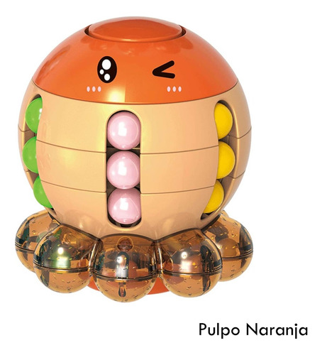 Juguete Rompecabezas Puzzle Giratorio Cubo Pulpo Spinner