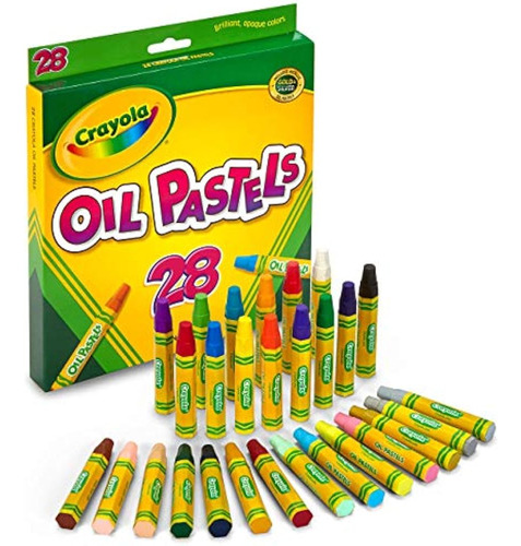 Crayola; Pasteles De Aceite; Herramientas De Arte; 28 Ct; Br