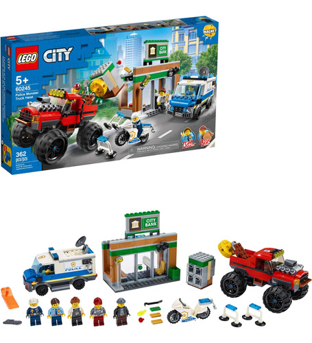 Set Juguete De Construc Lego City Monster Truck Heist 60245
