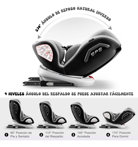 Asiento De Coche Con Sistema De Seguridad Para Bebés