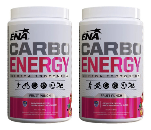 Carbo Energy 540 X2 Ena Sport Bebida Isotónica Recuperadora