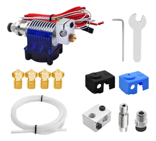 Bowden J-hotend, Kit Totalmente Metálico, 12 V, 1,75 M, 4.1