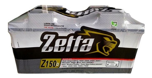 Bateria 150a Zetta Z150d