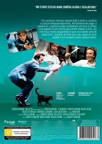 Dvd - O Monstro - ( Il Mostro ) De Roberto Benigni