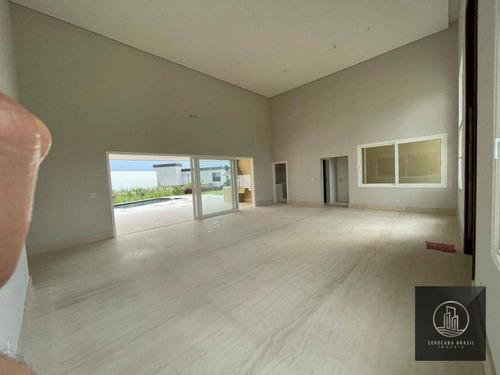 Imagem 4 de 30 de Casa Com 4 Dormitórios À Venda, 395 M² Por R$ 3.900.000,00 - Condomínio Lago Azul - Araçoiaba Da Serra/sp - Ca0237