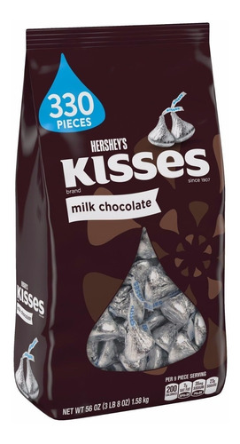 Hersheys Kisses 330 Unidades Chocolates Americanos