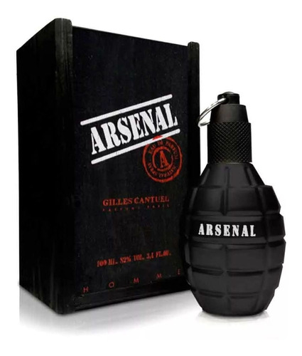 Gilles Cantuel Arsenal Black Masculino Eau De Parfum 100ml