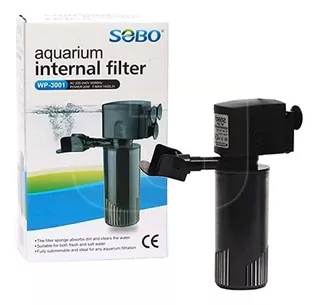 Bomba Filtro Interno Sobo Wp-3001 Para Acuarios Y Peceras