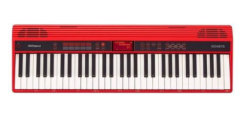 Imagen 1 de 7 de Teclado musical Roland Go:Keys GO-61K 61 teclas rojo