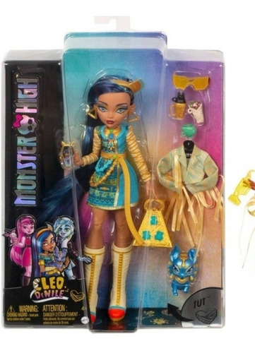 Monster High Cleo De Nile Accesorios Y Mascota Nueva G3