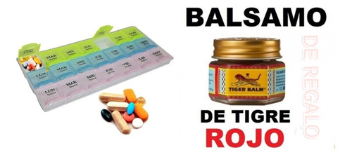 Pastillero Semanal Español  Si Compras 2 Llevas 1 De Regalo