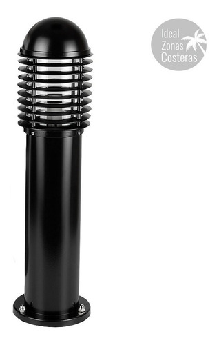 Imagen 4 de 6 de Mini Poste Exterior Negro+ Bombillo Tecnolite