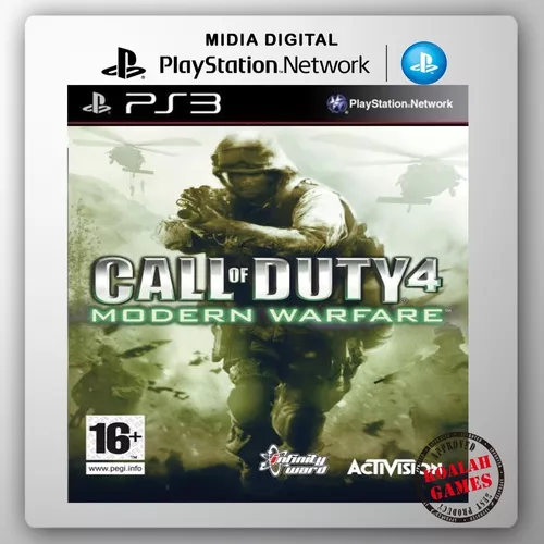 Call of Duty Modern Warfare 2 Campaign Remastered PS4 Mídia