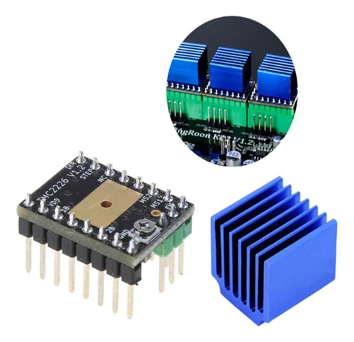 I3dp E1741 Driver Stepper Controlador Pasos Motor 3d Tmc2226