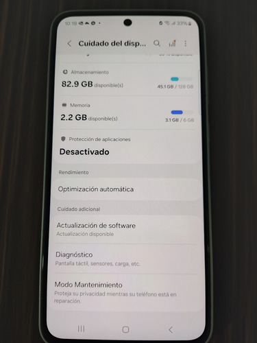 Teléfono Celular Samsung Galaxy A 35 Nacional Azul Claro (Usado)